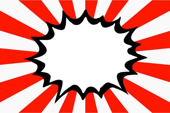 Abstract Comic Burst Graphics for Dynamic Backgrounds