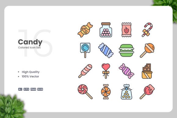 Candy Colored Graphics for Digital Sellers