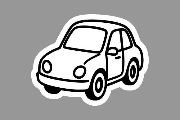Car Clipart Line Art Graphics