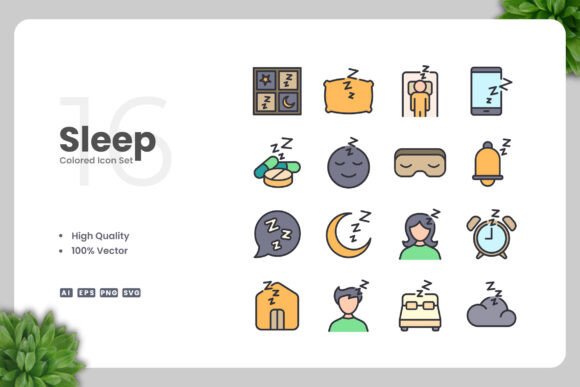 Sleep Colored Graphics