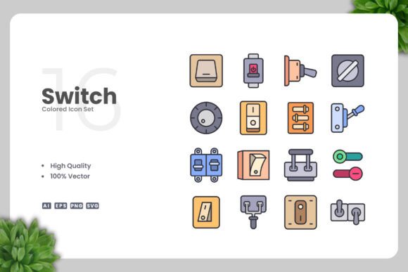 Switch Colored Icons