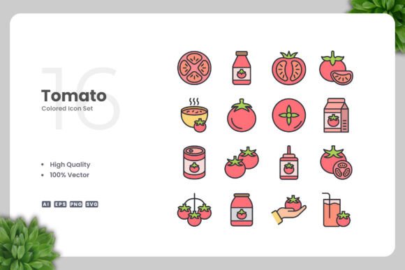 Tomato Colored Graphics for Crafters