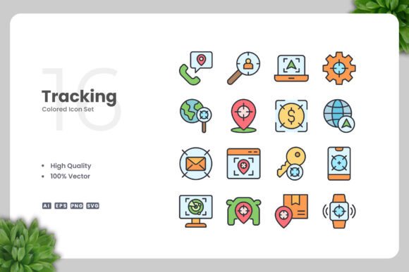Tracking Colored Icons for Modern Branding