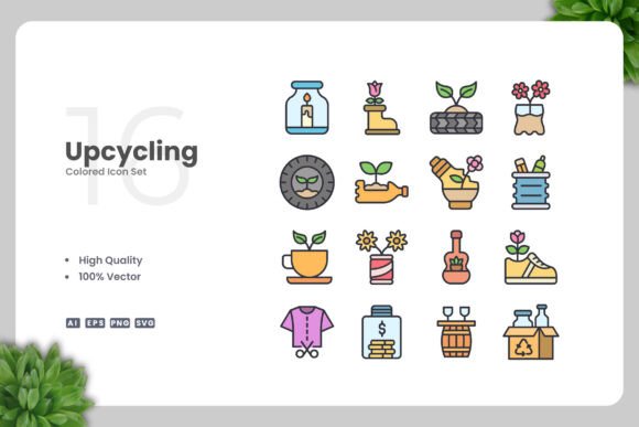 Upcycling Colored Icons